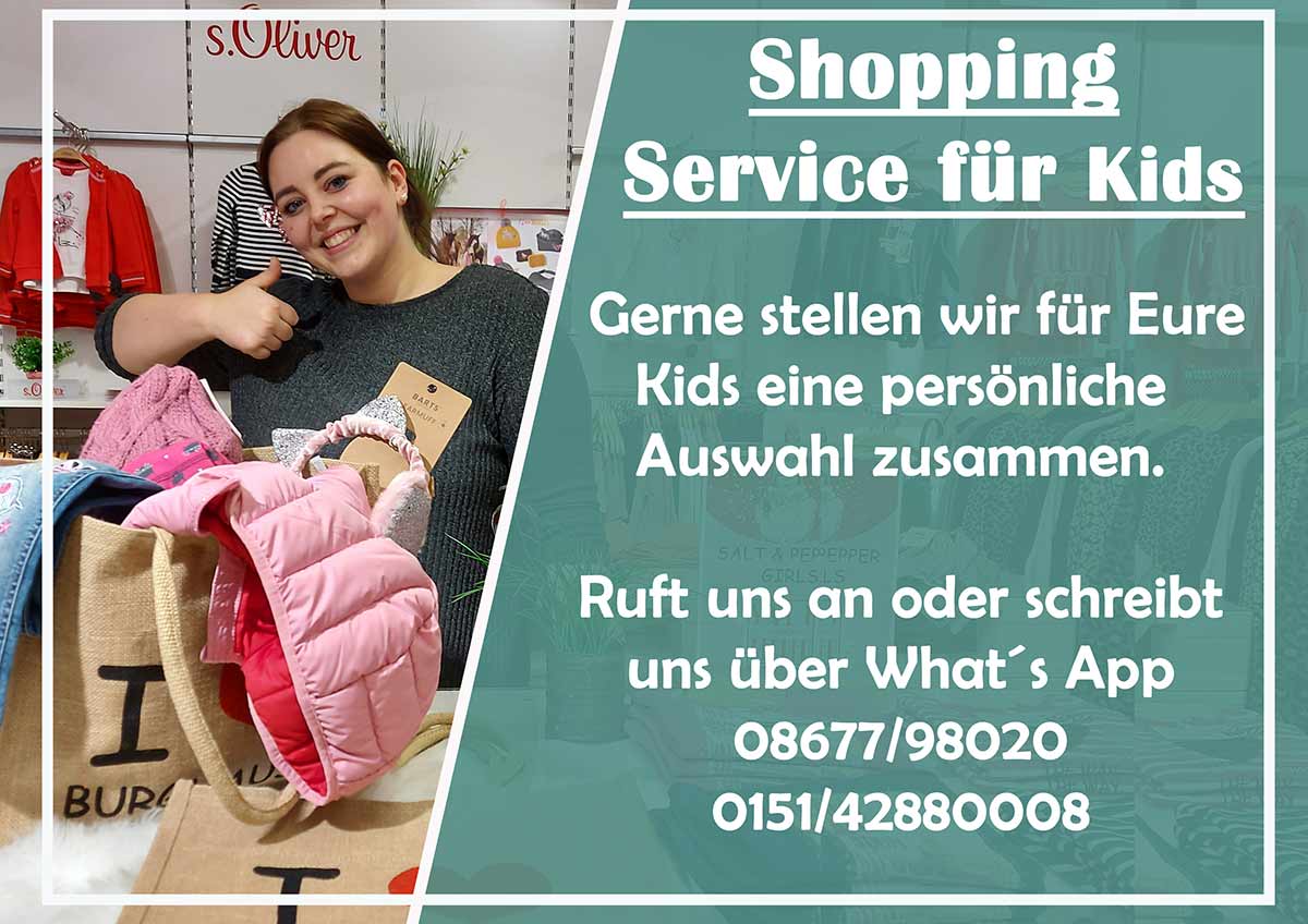 Shopping-Service-Auswahl